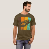 ヴィンテージボートホワイトウォーターラフティングラフターラフト Tシャツ (正面フル)