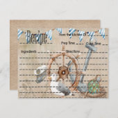 ヴィンテージボートレシピカード (正面/裏面)