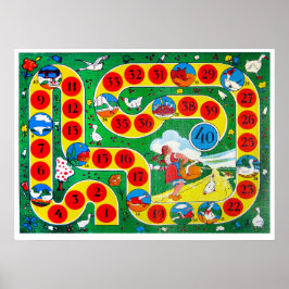 ヴィンテージボードゲーム – アートプリント ポスター