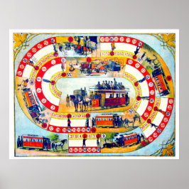 ヴィンテージボードゲーム – アートプリント ポスター