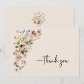 ヴィンテージボーフローラサンキューカード サンキューカード (正面/裏面)