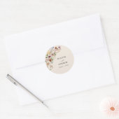 ヴィンテージボーフローラ結婚ズ ラウンドシール (封筒)