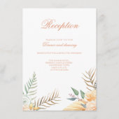 ヴィンテージボーフローラ結婚披露宴 エンクロージャーカード (正面)