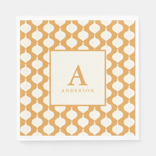 ヴィンテージボーブルエレガントクリスマスパーティー スタンダードランチョンナプキン (正面)