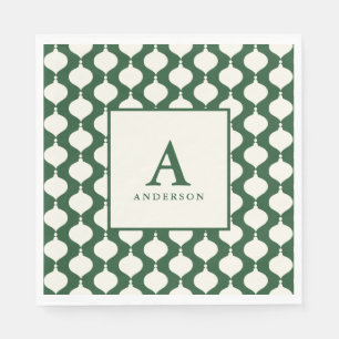 ヴィンテージボーブルエレガントクリスマスパーティー スタンダードランチョンナプキン