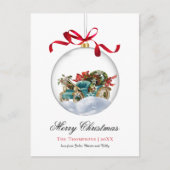 ヴィンテージボーブルカークリスマス シーズンポストカード (正面)
