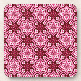 ヴィンテージボーホフローラルパターンコースター – 6のセット コースター