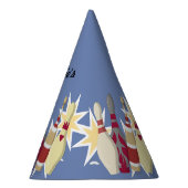 ヴィンテージボーリングをテーマ パーティーハット (右)