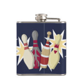 ヴィンテージボーリングをテーマ フラスク (裏面)