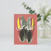 ヴィンテージボーリングシューズレトロボーリングシューズ ポストカード (スタンド正面)