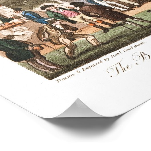 ヴィンテージボーリングプリント初期キャラクターポスター ポスター (角)