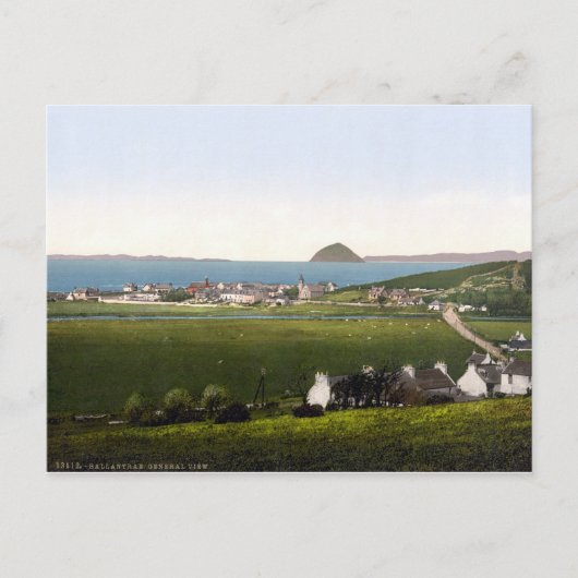 ヴィンテージボールイントライ風景, 1905スコットランド ポストカード (正面)