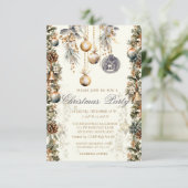 ヴィンテージボールベルピネコーンスノーフレークカンパニー 招待状 (スタンド正面)