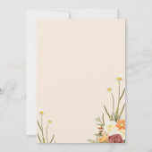 ヴィンテージボー素朴フローラ結婚式招待状 招待状 (裏面)