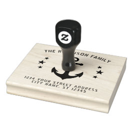 ヴィンテージボー航海のトいかり星名アドレス ラバースタンプ