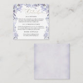 ヴィンテージボ結婚タニカル囲いカード エンクロージャーカード (正面/裏面)