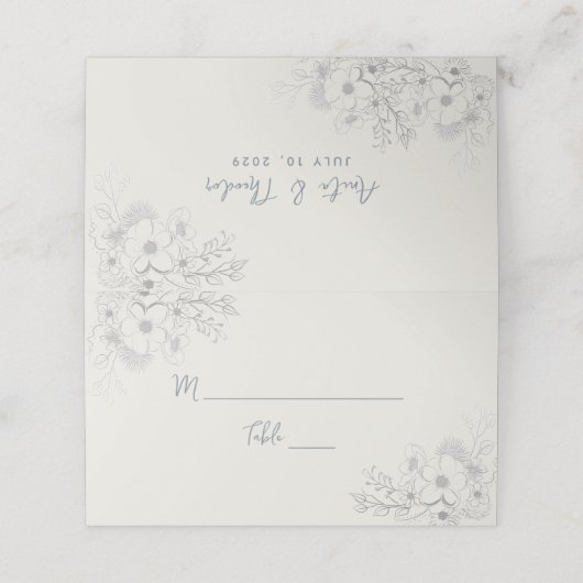 ヴィンテージボ結婚タニック座席表 プレイスカード (外部開封)