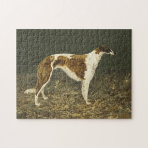 ヴィンテージボ絵画ルゾイ ジグソーパズル