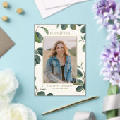 ヴィンテージボ葉タンズ写真卒業 アクリル招待状 (インサイチュ (ウェディング))