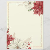 ヴィンテージポインセチア枠クリスマス (正面)