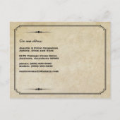 ヴィンテージポインタ移動案内はがき 案内ポストカード (裏面)