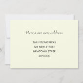 ヴィンテージポインティング・ハンドの移動告知 カード (裏面)