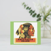 ヴィンテージポカテロアイダホ ポストカード (スタンド正面)
