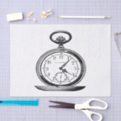 ヴィンテージポケットウォッチクールファブ 薄葉紙 (クラフト)