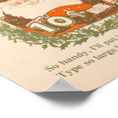 ヴィンテージポケットマガジンクリスマス ポスター (角)