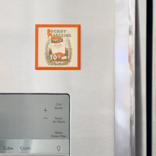 ヴィンテージポケットマガジンクリスマス マグネット (インサイチュ (冷蔵庫))