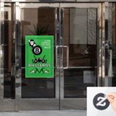 ヴィンテージポケット看板 ウィンドウサイン (オフィスドア)