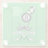 ヴィンテージポケット看板 ガラスコースター (裏面)