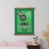 ヴィンテージポケット看板 吊り下げ型タペストリー (寝室)