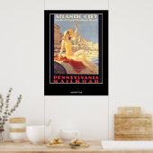 ヴィンテージポスターアトランティックシティ ポスター (キッチン)