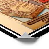 ヴィンテージポスターアルフォンスミュシャチョコレートアド ポスター (角)