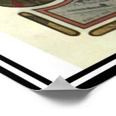 ヴィンテージポスターアルフォンスミュシャビアアド ポスター (角)