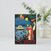 ヴィンテージポスターアートヴィシー・フランス ポストカード (スタンド正面)