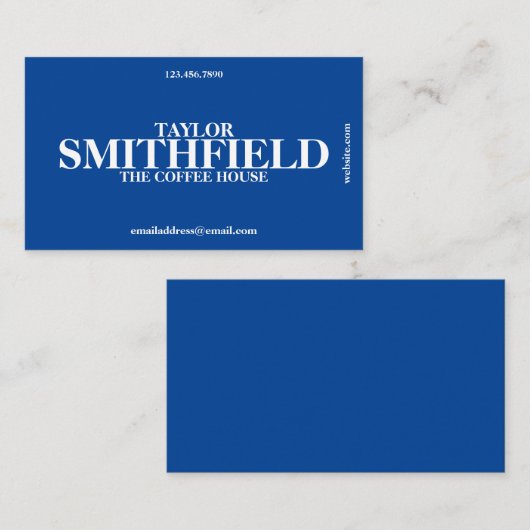 ヴィンテージポスターインスパイア 名刺 (正面/裏面)