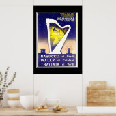 ヴィンテージポスターオイタリアンペラ ポスター (キッチン)