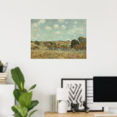 ヴィンテージポスターカントリー絵画ランドスケープ ポスター (ホームオフィス)