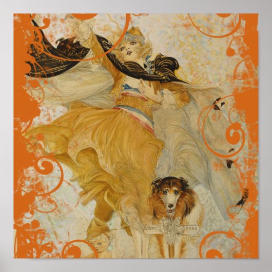ヴィンテージポスターコリードッグ&ファッションディヴァ ポスター (正面)