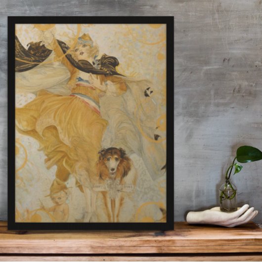 ヴィンテージポスターコリードッグ&ファッションディヴァ ポスター