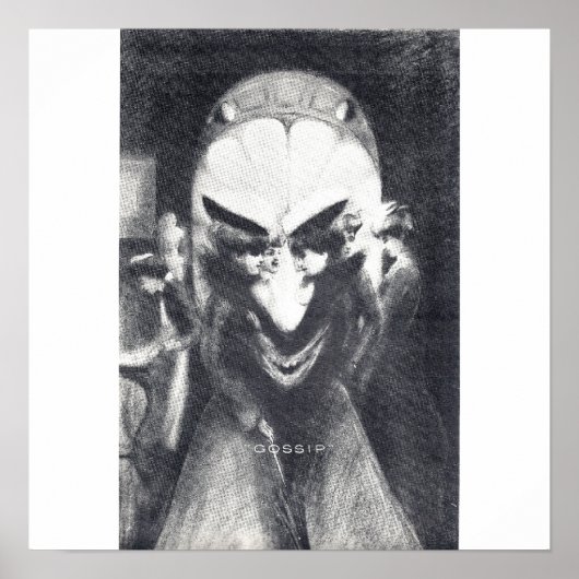 ヴィンテージポスターゴシップ ポスター (正面)
