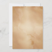 ヴィンテージポスタースタイルセピアDIY結婚式招待状 招待状 (裏面)