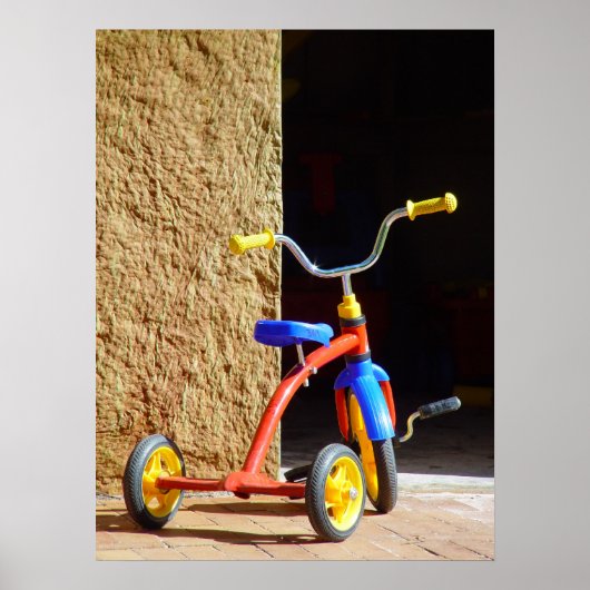 ヴィンテージポスターチャイルドズトリサイクルバイク ポスター (正面)