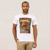 ヴィンテージポスターティー"幸せな不良" Tシャツ (正面フル)