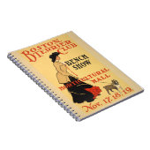 ヴィンテージポスターデザイン – ボストンテリアベンチクラブ ノートブック (右側)