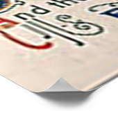 ヴィンテージポスターハロウィーンウィッチ&パンプキン ポスター (角)