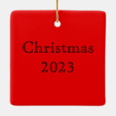 ヴィンテージポスターハーパー誌ビフェーター セラミックオーナメント (裏面)