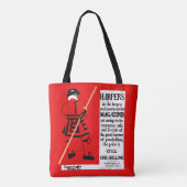 ヴィンテージポスターハーパー誌ビフェーター トートバッグ (裏面)